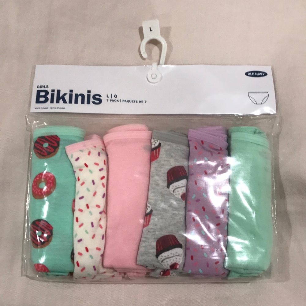 Old Navy girls “bikini” panties. girls large